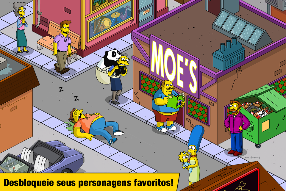 The Simpsons: Tapped Out personagens