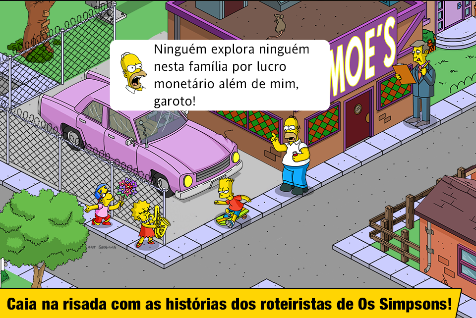 The Simpsons: Tapped Out diálogos 